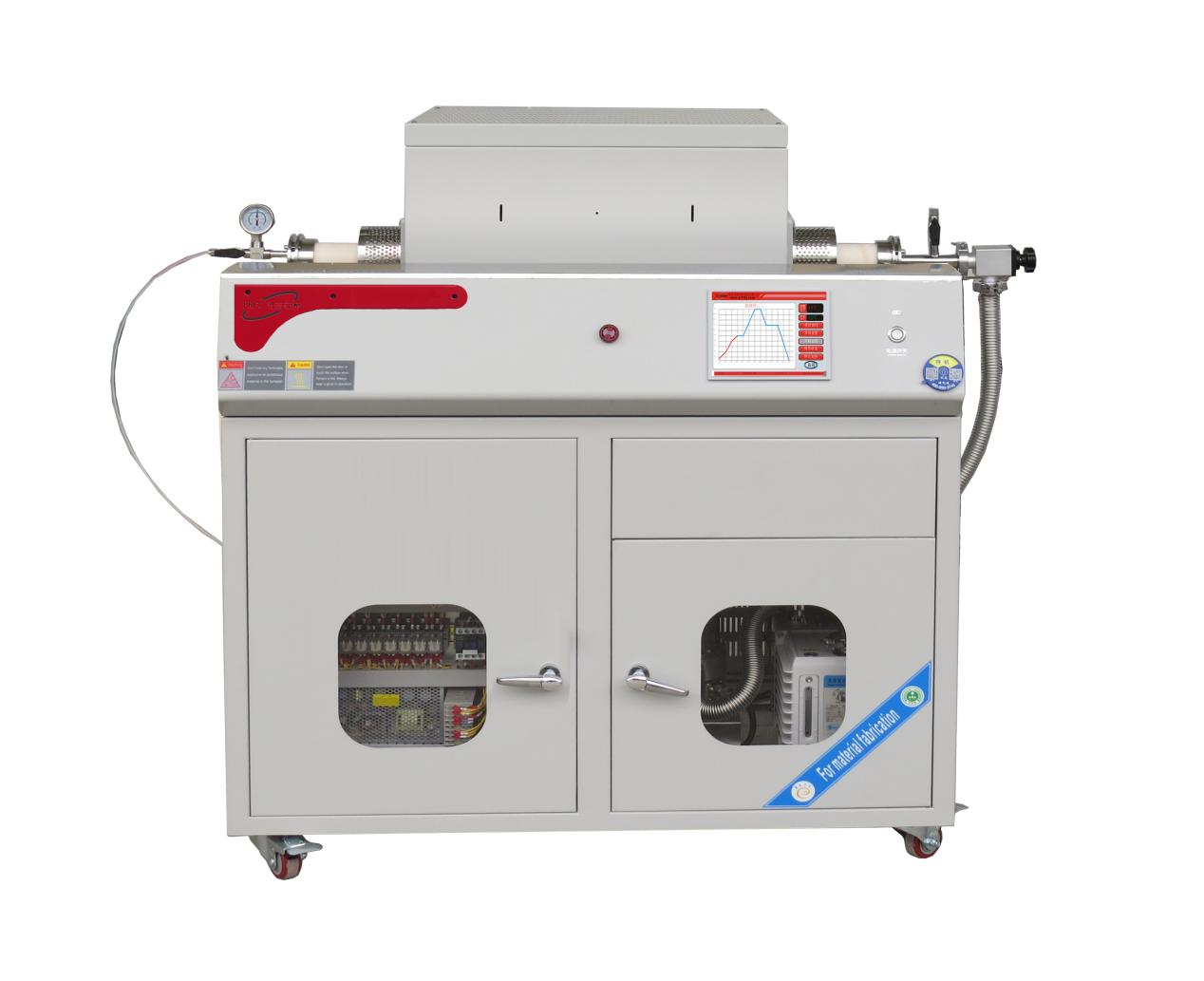 1500℃ 單溫區(qū)雙通道混氣低真空 CVD系統(tǒng)TP-1500-TZ2D(一體 機)