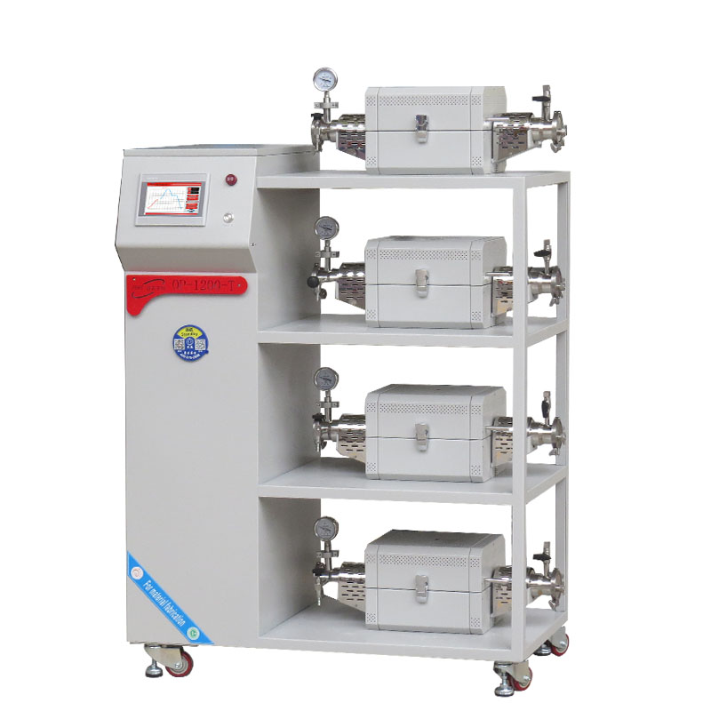 1200℃多工位四通道管式爐OP-1200-TS-MGI-4